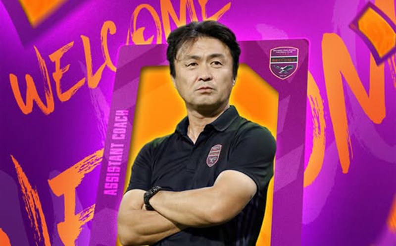Mr. Naoki Kusunose joined Binh Duong as an assistant coach. Photo: Binh Duong Club