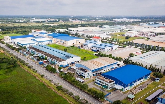 Duc Hoa duoc xem la thu phu cong nghiep sam uat cua Long An (Anh: TTXVN)