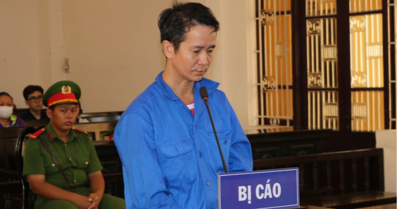 El acusado Tran Van Ly Lanh 12 años de prision por asesinato. Foto: Policia proporcionada.