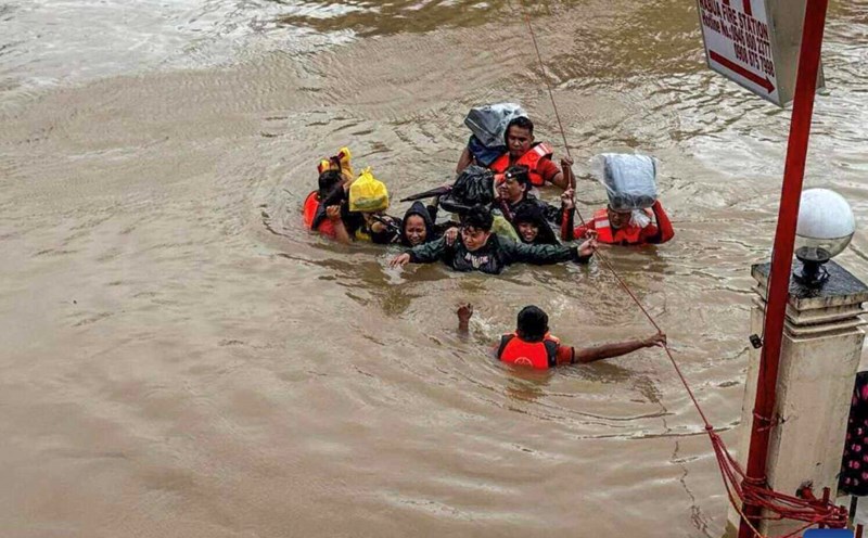 Typhoon Trami affects the Philippines during the 2024 typhoon season. Photo: Xinhua