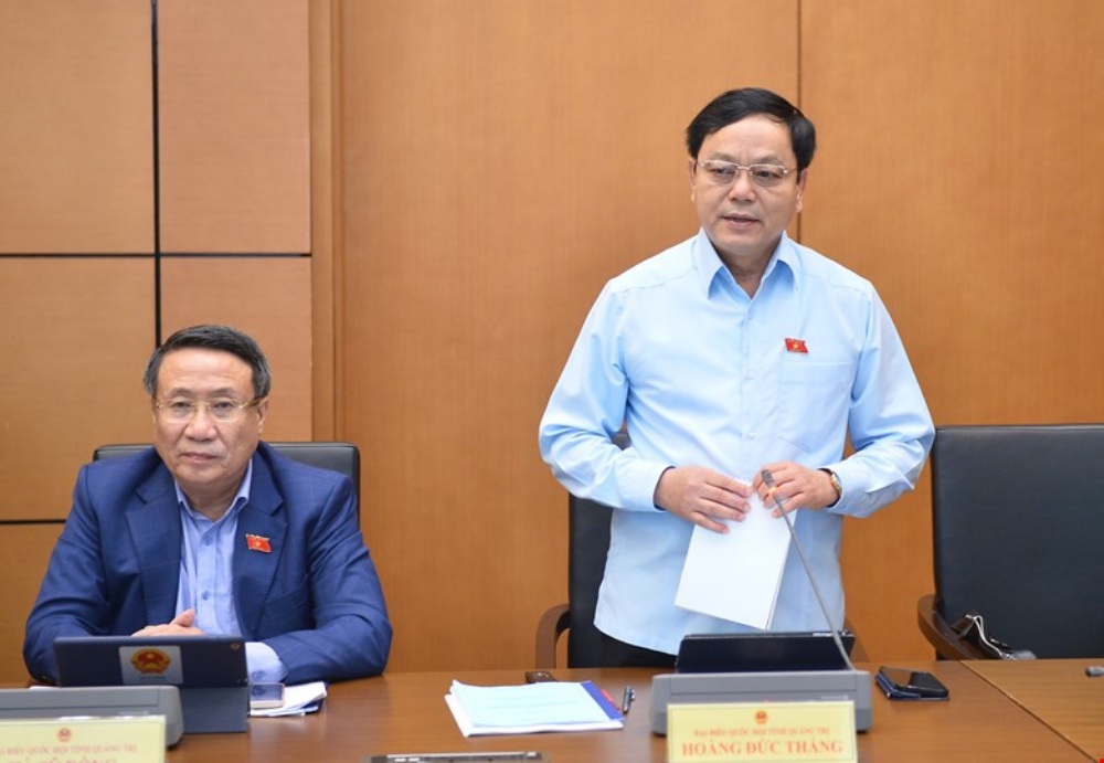 Dai bieu Hoang Duc Thang. Anh: Quochoi.vn