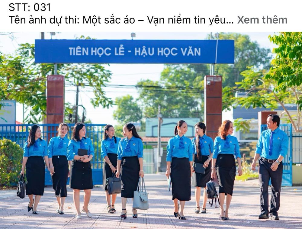 Nhiều ảnh thể hiện được đặc trưng của công đoàn và thu hút số lượng lớn tương tác từ người dùng facebook. Ảnh: LĐLĐ Bình Thuận