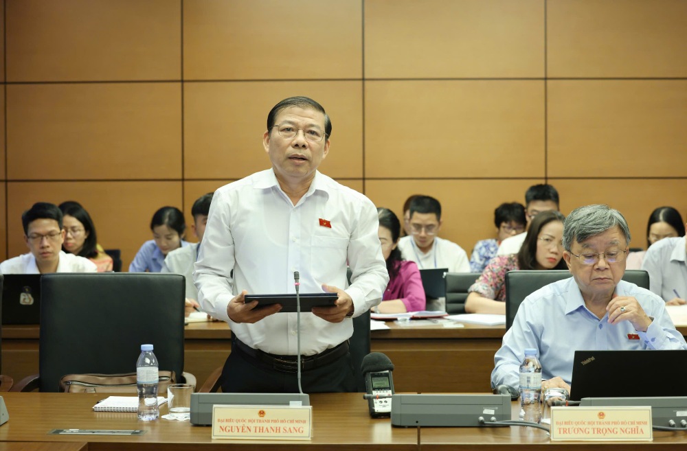 Dai bieu Nguyen Thanh Sang. Anh: Pham Dong