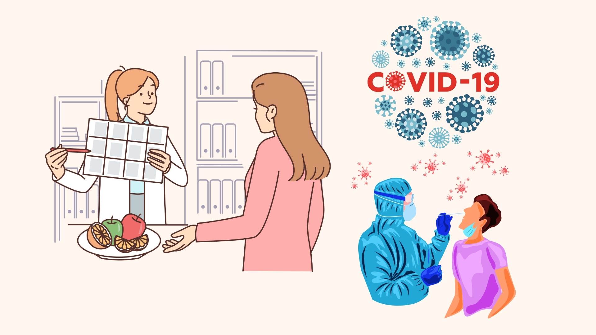 Proper nutrition helps the body recover after COVID-19. Graphics: Linh Dan