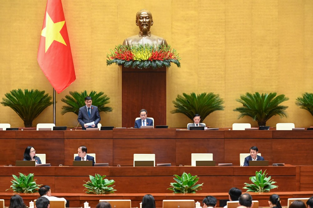 The National Assembly will vote to pass the Resolution on shortening the term of the 15th National Assembly. Photo: Pham Dong