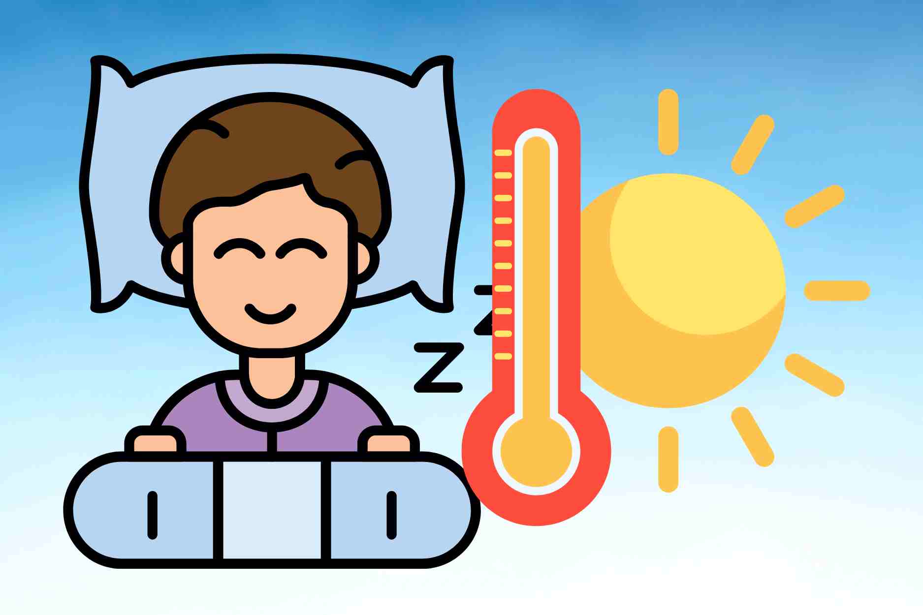 Decirle 2 formas de ayudar a dormir bien, no es necesario usar el aire acondicionado en la temporada de calor