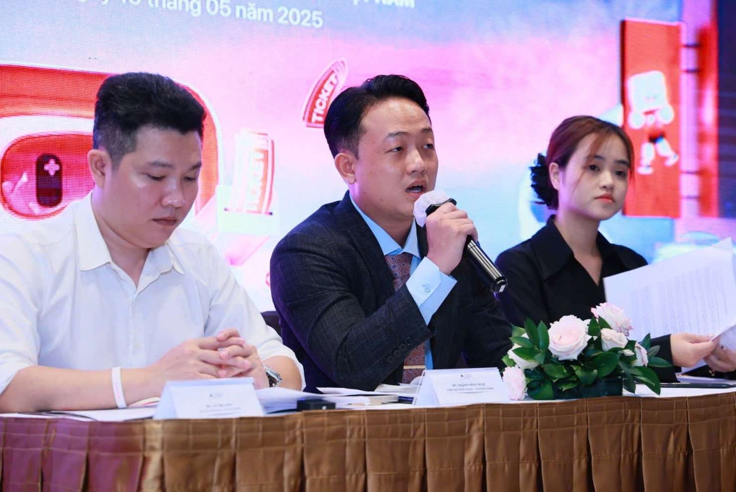 Representative of the Organizing Committee informed about the Permate Affiliate Fest 2025 event. Photo: Provided by the organizing committee.