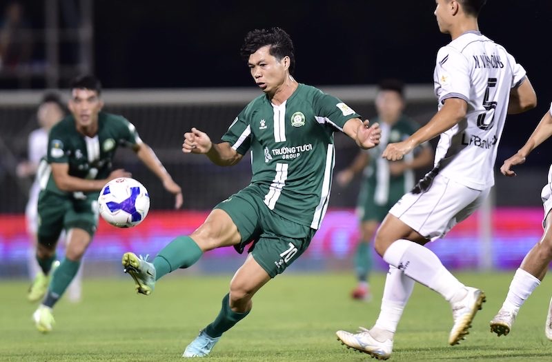 Cong Phuong in Binh Phuoc shirt. Photo: VPF