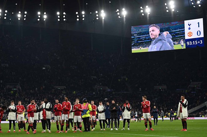 Tottenham actualmente tiene una serie de 3 victorias consecutivas contra Man United.  Foto: AFP