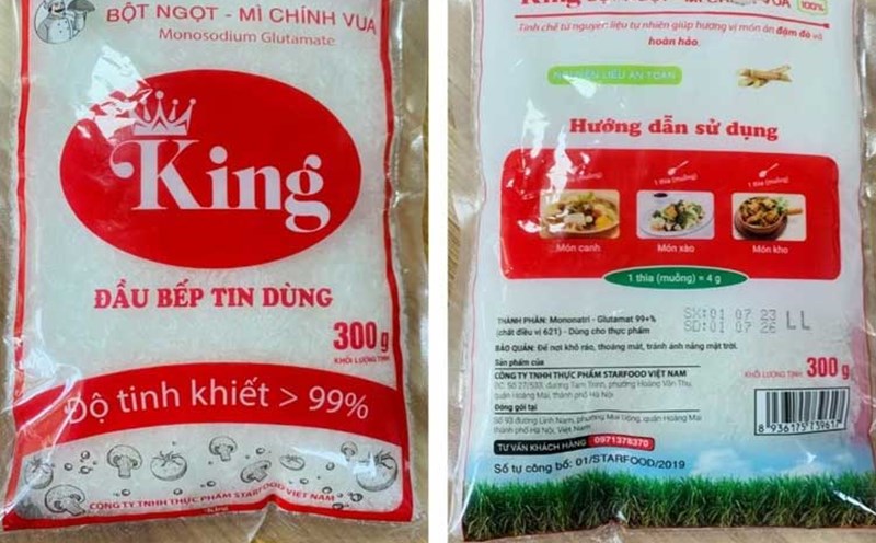 King's pasta product. Photo: Van Thanh Chuong.