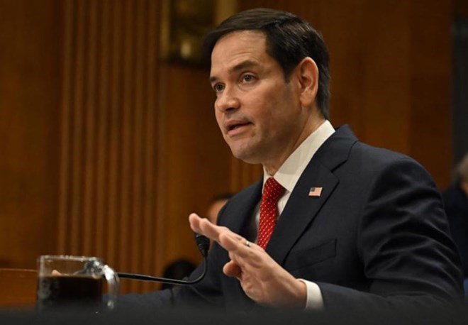 Ngoai truong My Marco Rubio. Anh: AFP