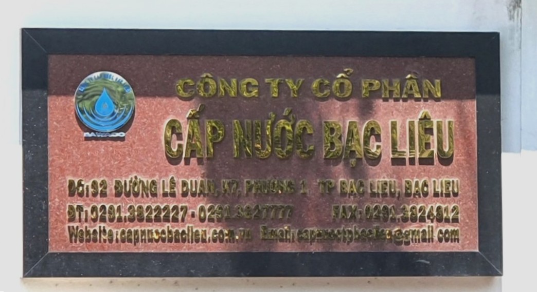 Cong ty Co phan Cap nuoc Bac Lieu van giua lai hoat dong binh thuong theo de an. Anh: Nhat Ho