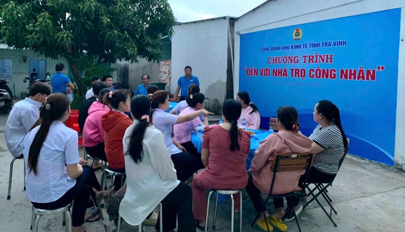 Ông Trần Nhật Linh - . Ảnh: Công đoàn Khu kinh tế. 
