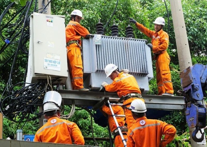 EVNHCMC đảm bảo vận hành an toàn hệ thống điện, cung cấp điện ổn định, tin cậy phục vụ trong suốt thời gian tổ chức các kỳ thi. Ảnh: EVNHCMC cung cấp