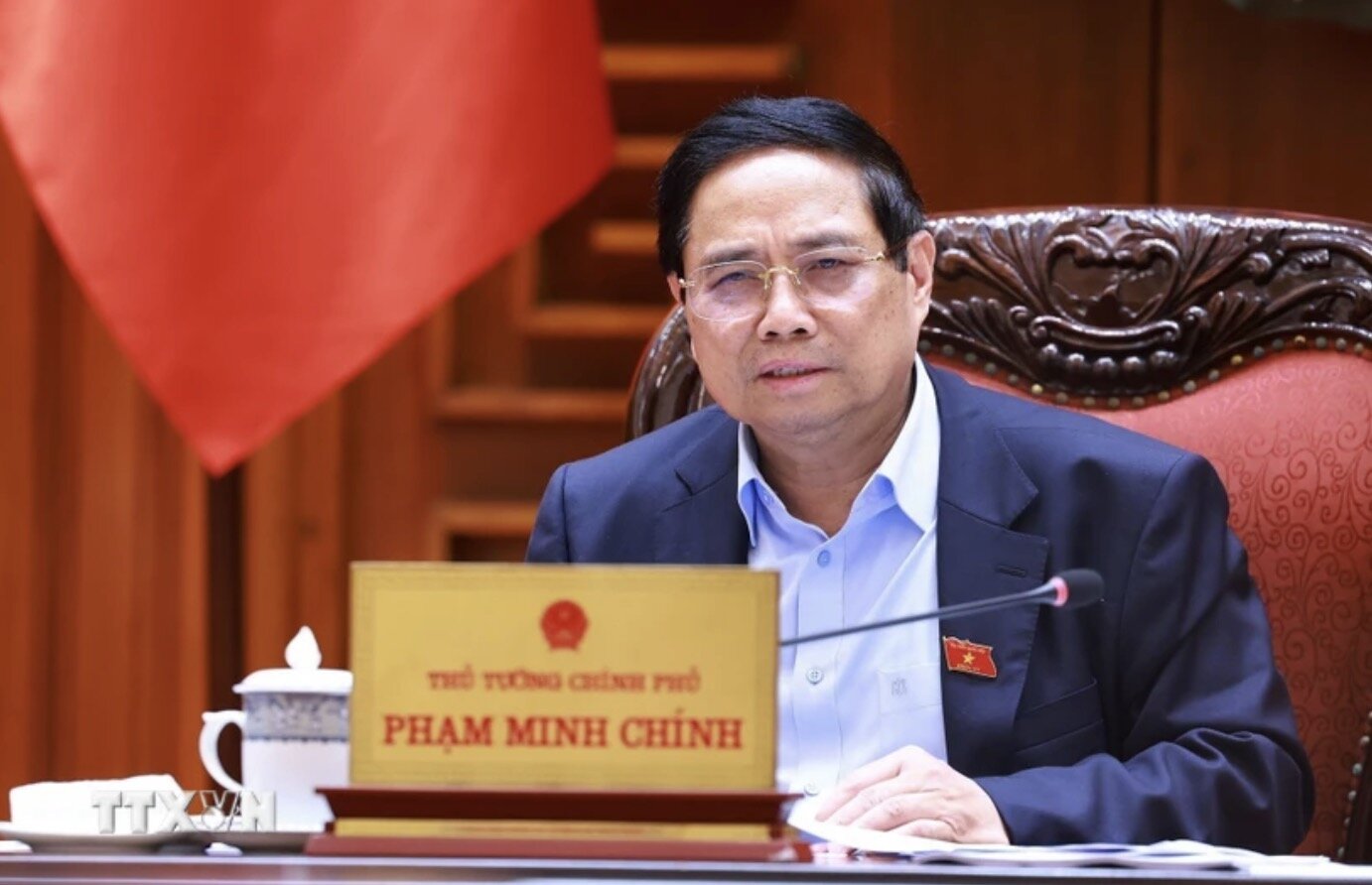 Miembro de Politburo, primer ministro Pham Minh Chinh. Foto: VNA