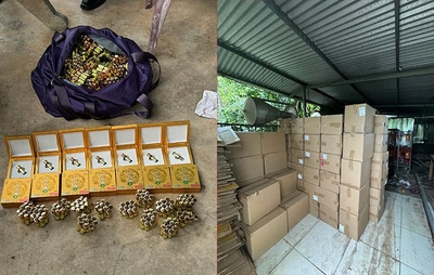 Tang vật của vụ án. Ảnh: CACC
