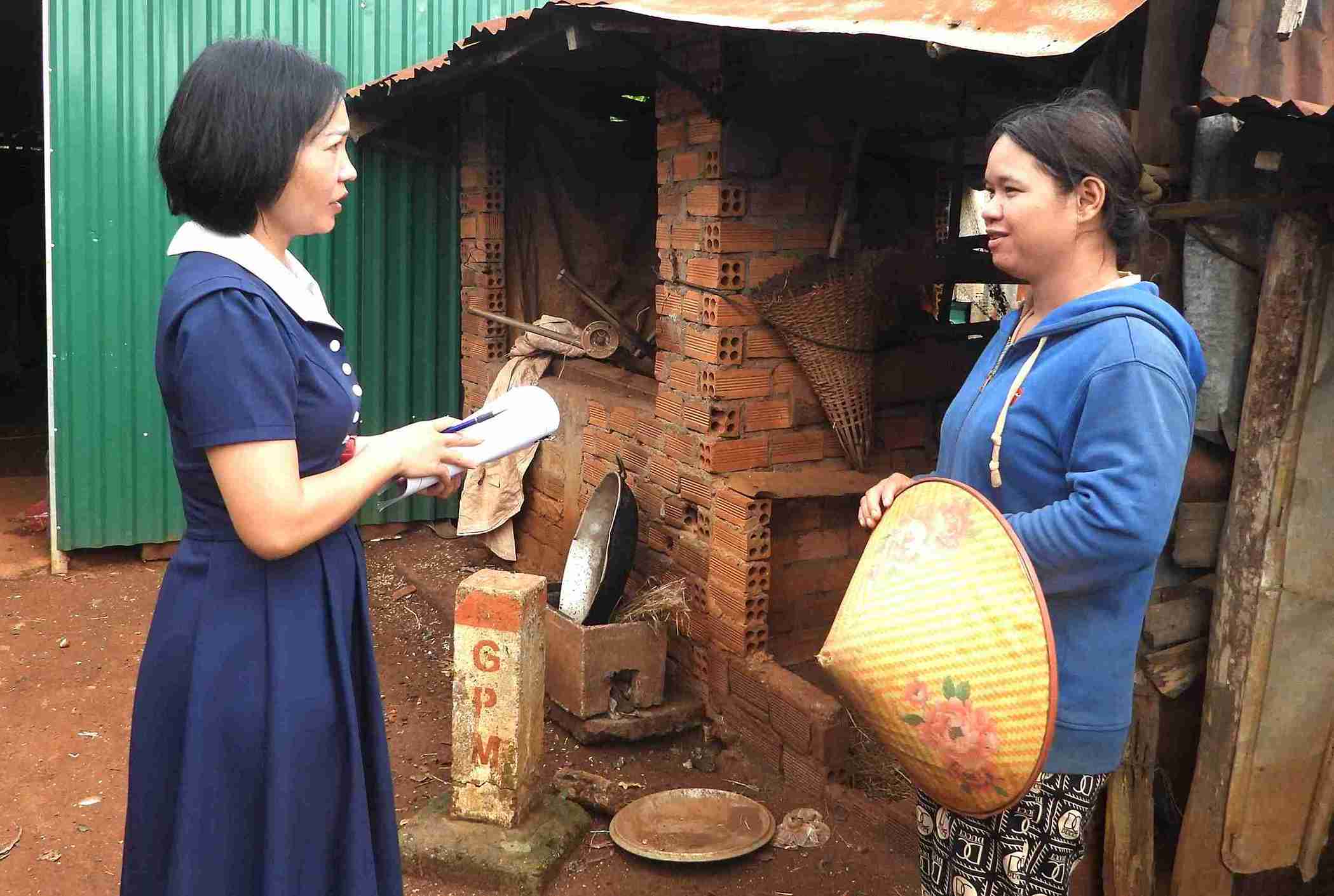 Krong Nang district (Dak Lak province) has been making efforts to reduce the poverty rate in ethnic minority areas. Photo: Bao Lam