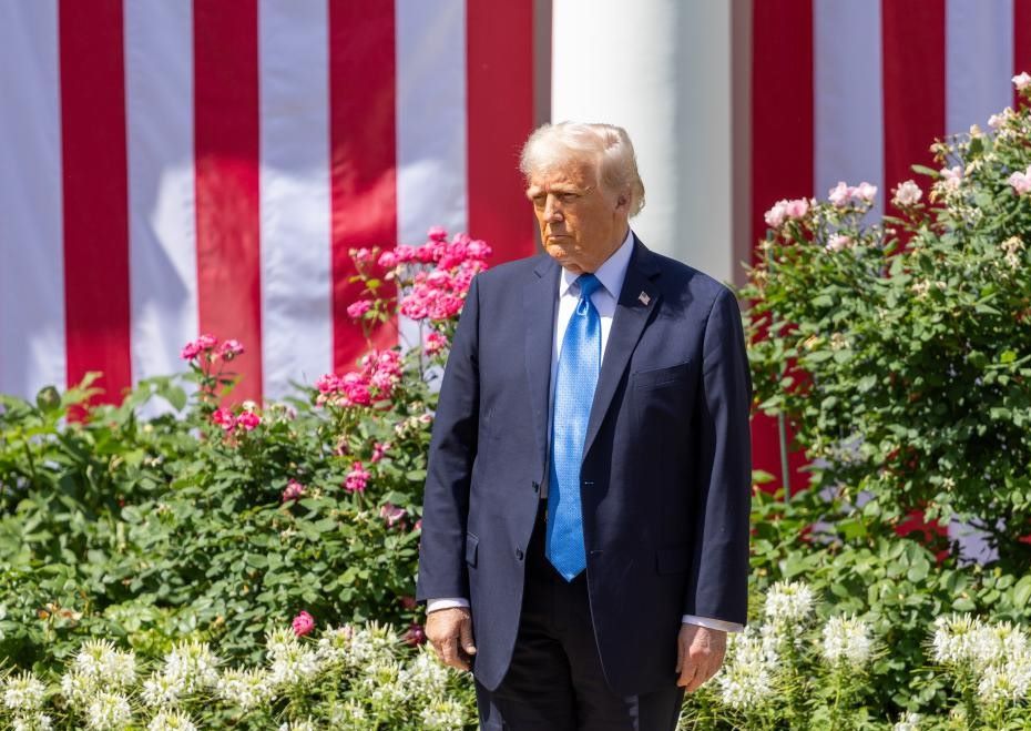 El presidente de los Estados Unidos, Donald Trump, cumplira 79 años el 14 de junio de 2025. Foto: Xinhua