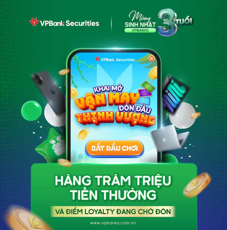 Chuong trinh khuyen mai “Khai mo van may, don dau thinh vuong. Anh: VPBank