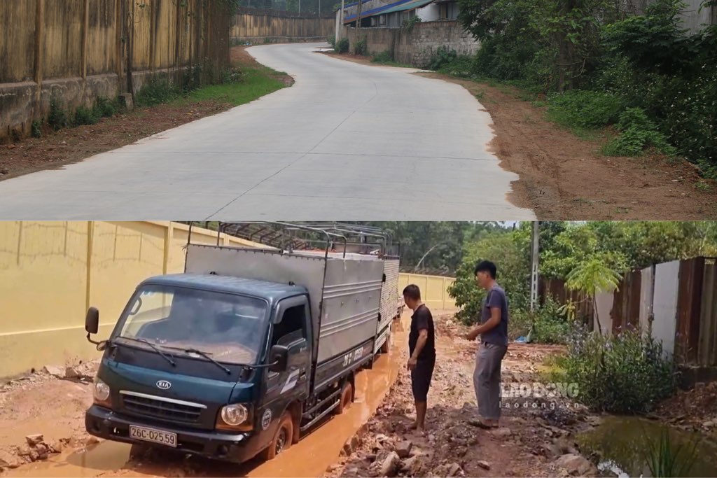 Việc cải tạo, sửa chữa giúp đi lại thuận tiện, dễ dàng, không còn cảnh lầy lội. Ảnh: Nguyễn Hoàn.