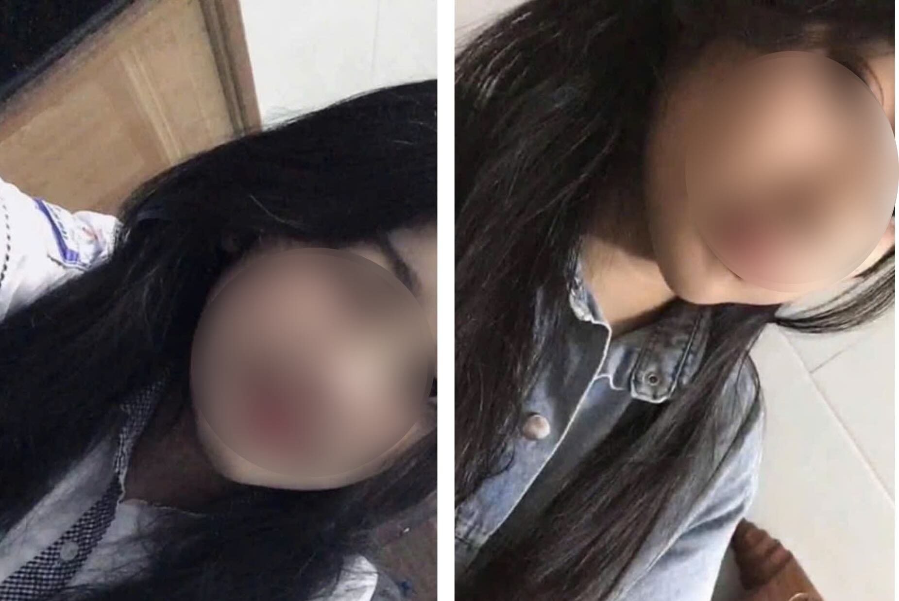 La imagen de H.A antes de desaparecer. Foto: Tan Ninh Commune Police