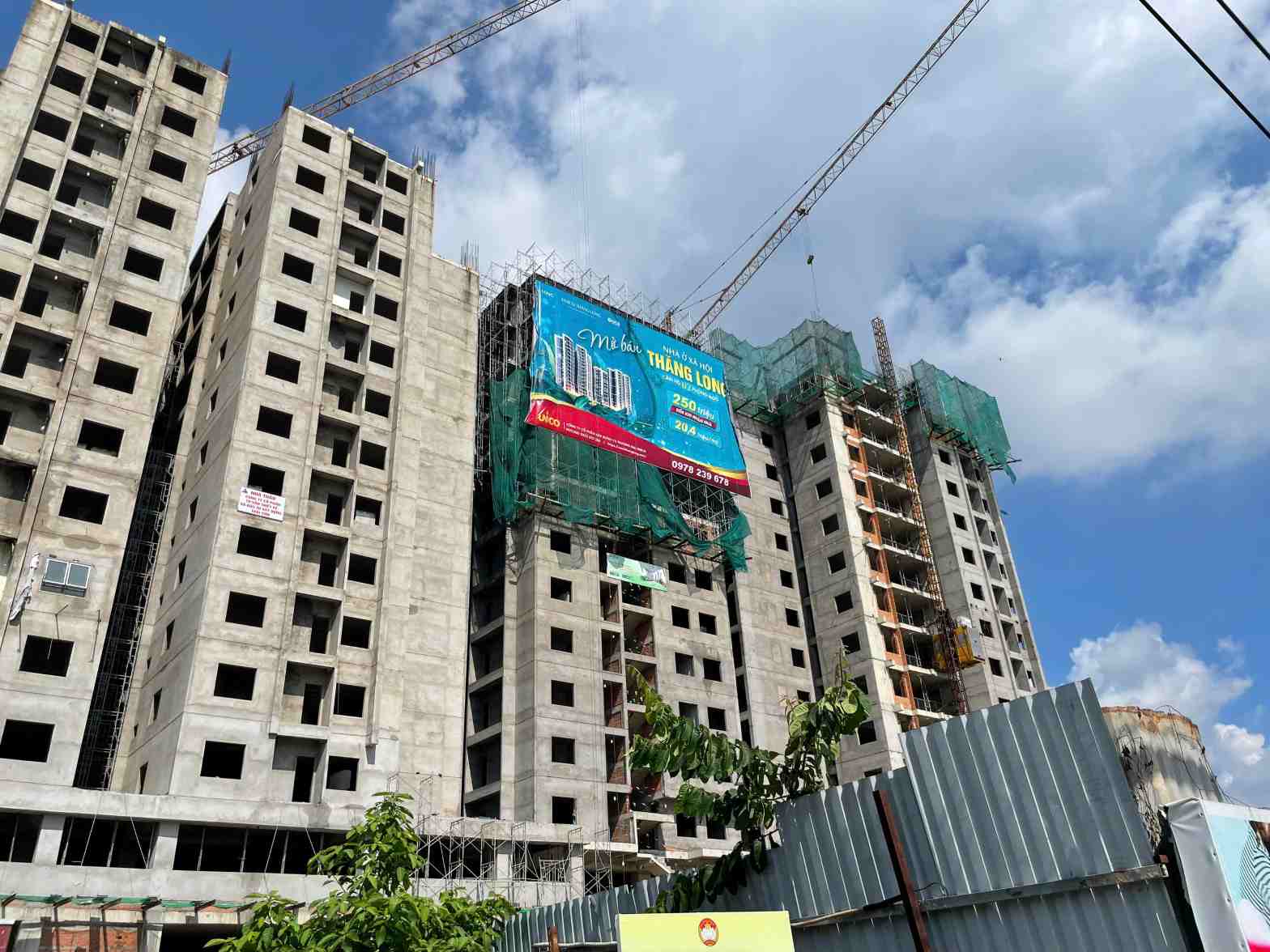 Dự án nhà ở xã hội với 1.062 căn. Ảnh: Đình Trọng