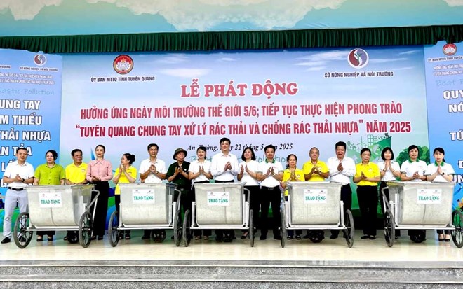 Mặt trận Tổ quốc Tuyên Quang hưởng ứng ngày môi trường thế giới