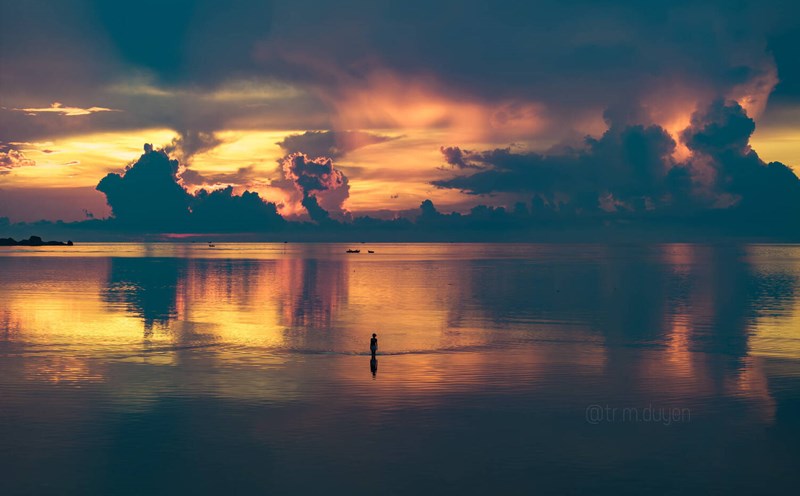 The endless sea in Ninh Thuan. Photo: Interviewee