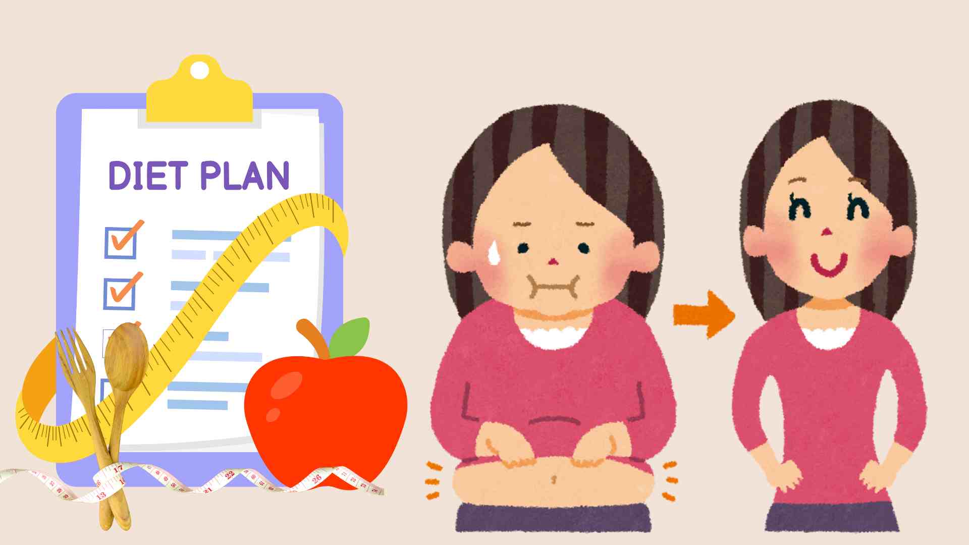 A balanced diet helps lose weight. Graphics: Ha May