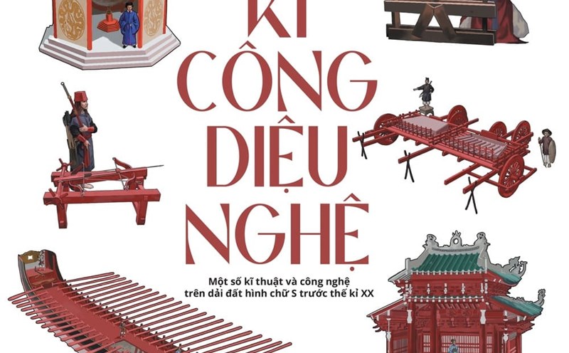 The book "Story of Artistic Work" introduces the proud techniques and technology of the ancient Vietnamese people. Photo: Kim Dong Publishing House