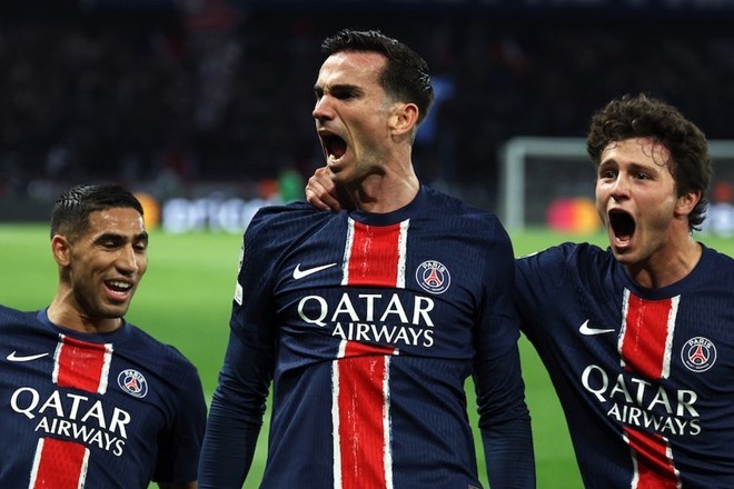 PSG dang dung truoc co hoi lan dau tien trong lich su vo dich Champions League. Anh: AFP