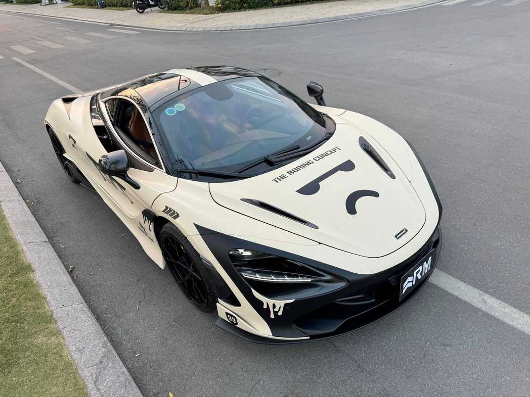 El diseño de superdeportivos de McLaren 720S aparece en Thai Nguyen. Foto: Quan Van Hoang