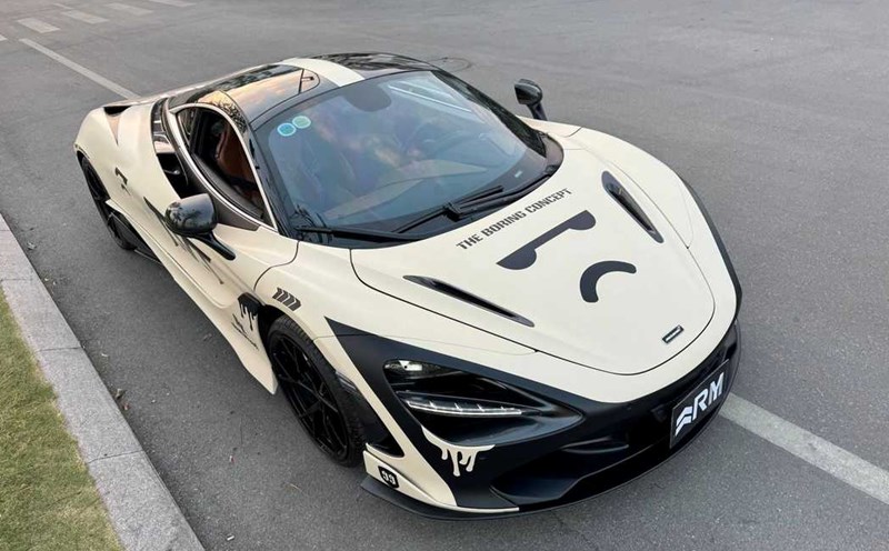 The TopCar Design McLaren 720S supercar appeared in Thai Nguyen. Photo: Quan Van Hoang