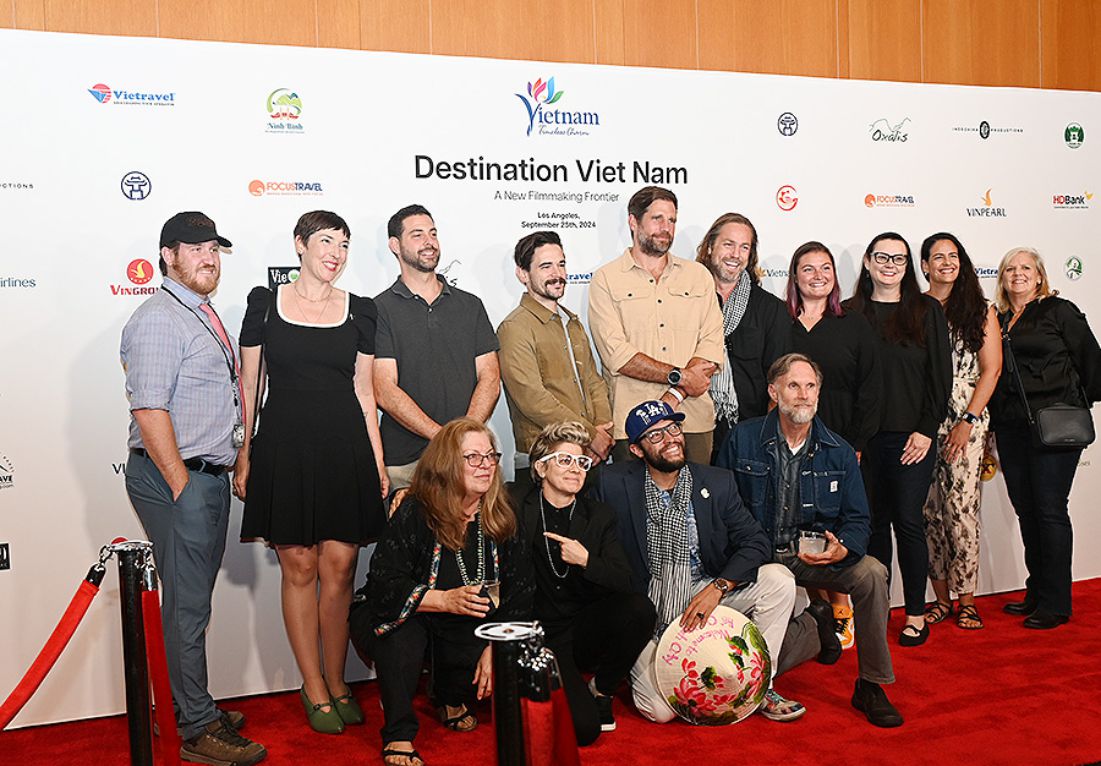 The program to promote Vietnamese tourism and cinema in the US attracted the participation of many filmmakers and directors from Hollywood. Photo: TITC