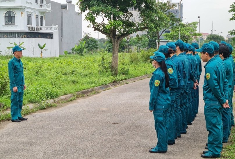 Regulations on seniority allowances for command and assistant positions of the Commune-level Military Command are undergoing many amendments. Photo: Haiphong.gov.vn