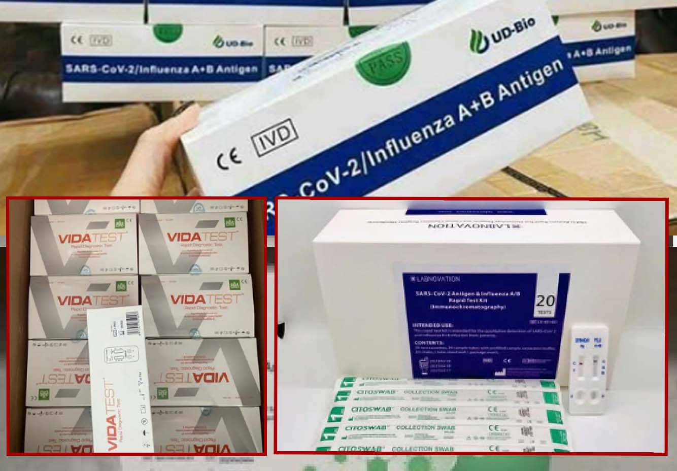 La farmacia es escasa en el kit de prueba Covid-19, el mercado de Internet esta muy extendido