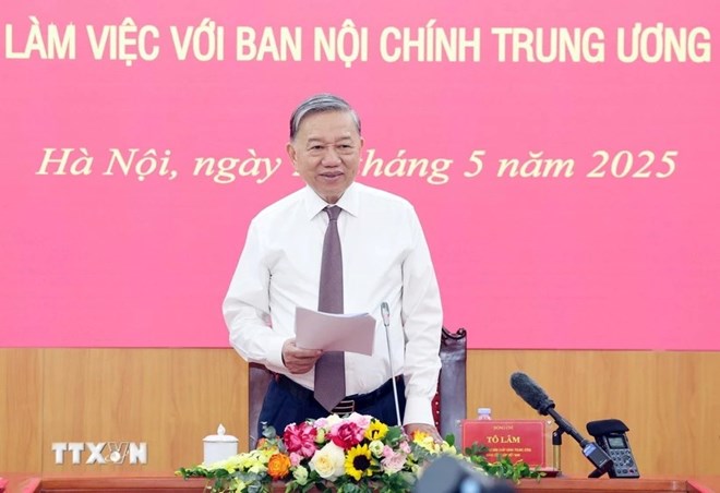 Tổng Bí thư Tô Lâm nhấn mạnh kiên quyết không dung thứ cho tham nhũng, tiêu cực