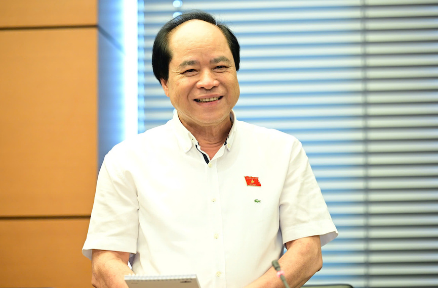 National Assembly delegate Truong Xuan Cu proposed that in addition to tuition exemption, other revenues should be limited. Photo: Xuan Trung