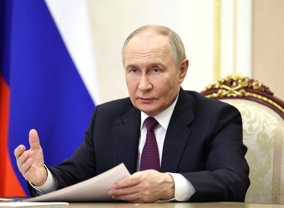 El presidente ruso, Vladimir Putin, anuncio el establecimiento de zonas de amortiguacion de seguridad a lo largo de la frontera ucraniana. Foto: Kremlin