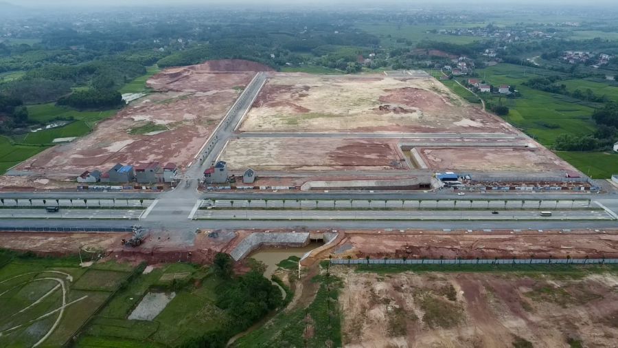 Las instalaciones del Proyecto de Cluster Industrial de Bao Ly - Xuan Phuong (PHU Binh) se han completado basicamente. Foto: Nguyen Hoan