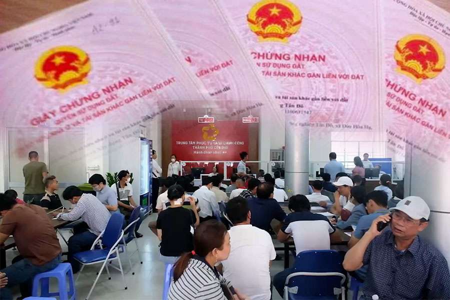 Oficina de registro de tierras a nivel de comuna, personas convenientes