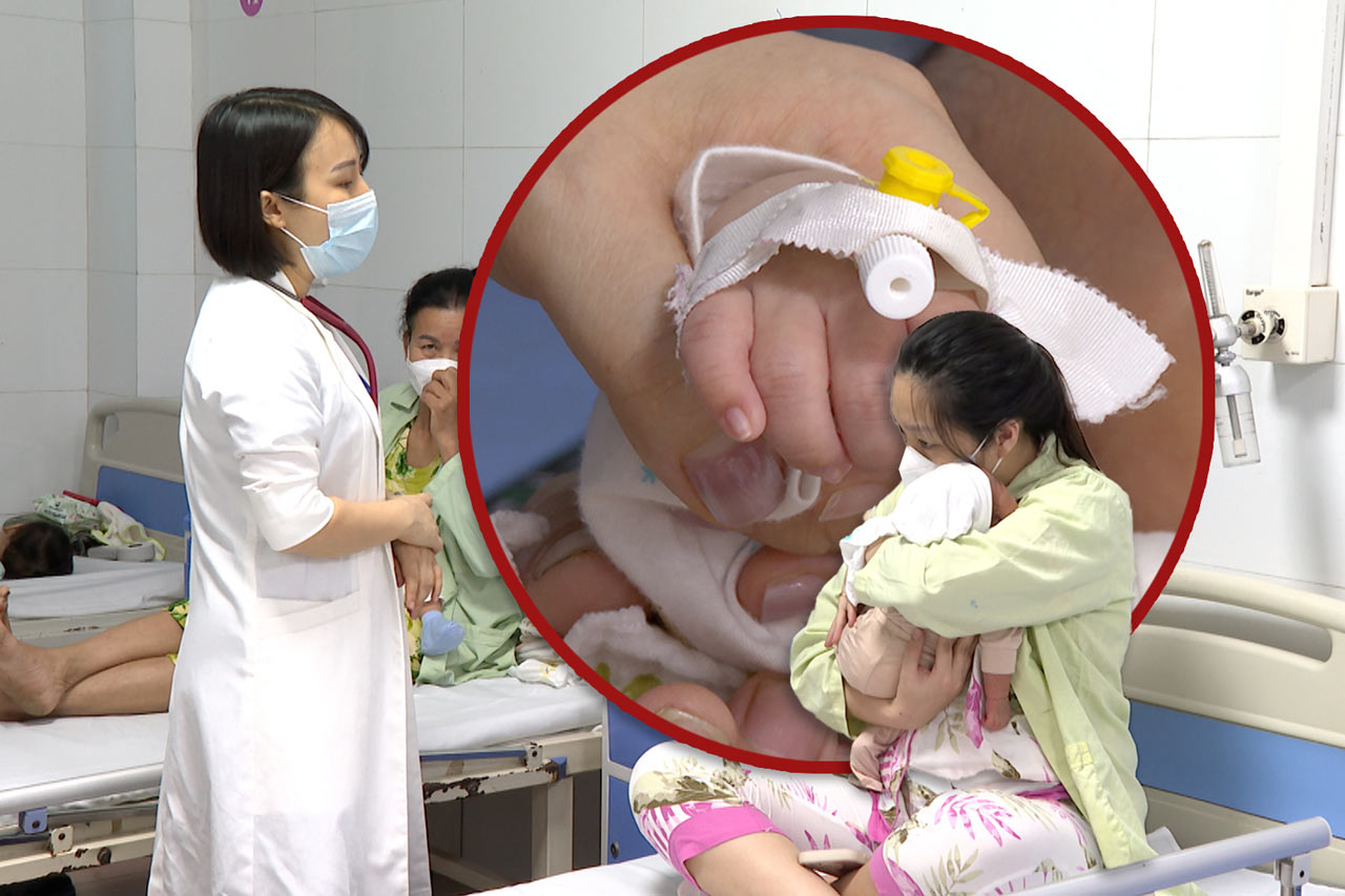 Infante de 1 mes de edad con Covid-19, el medico recomienda que el grupo sea hospitalizado temprano