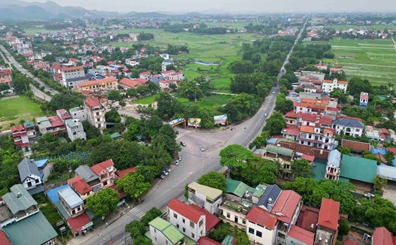 Expected headquarters of 5 new communes in Soc Son district. Photo: Huu Chanh