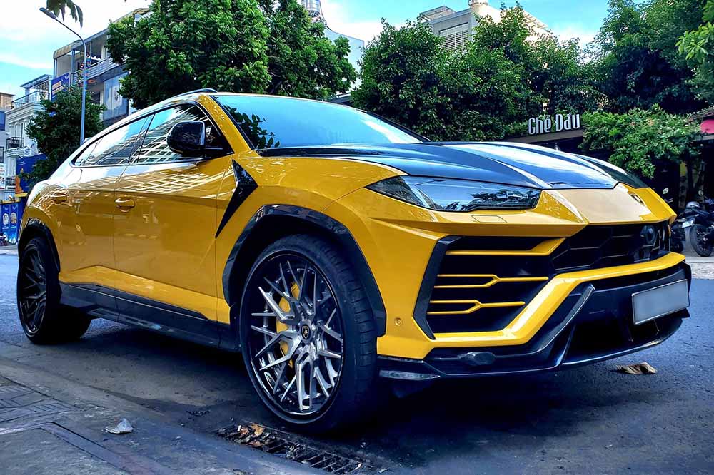 La atencion de Lamborghini Urus Topcar en Hanoi. Foto: Huy Tran