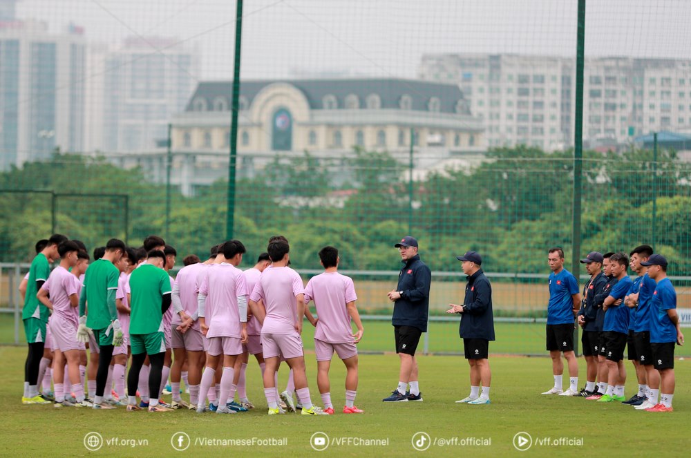 Doi tuyen U16 Viet Nam dang chuan bi tich cuc truoc them giai giao huu o Trung Quoc. Anh: VFF