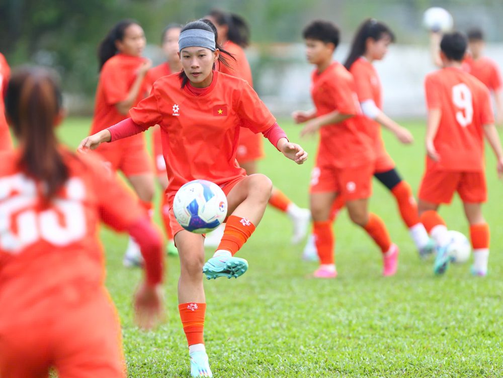 U19 Viet Nam tap tai Trung tam the thao Thanh Long (TP.HCM). Anh: VFF