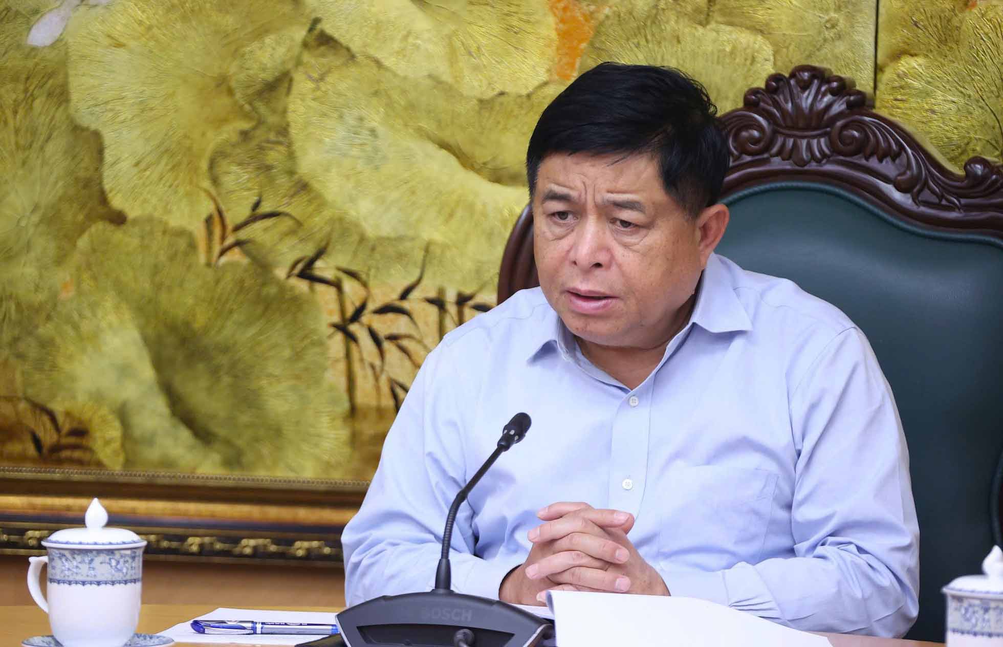 Phó Thủ tướng Nguyễn Chí Dũng chủ trì cuộc họp về phân cấp, phân quyền lĩnh vực khoa học và công nghệ - Ảnh: VGP/Minh Ngọc  