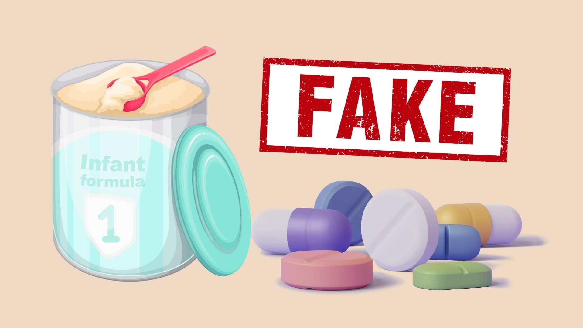 The Ministry of Health outlines 5 reasons for the increase in functional foods, milk, and fake medicines. Graphics: Linh Dan