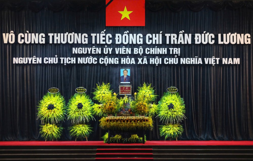 The visitation ceremony for former President Tran Duc Luong will take place from 7:00 a.m. on May 24, 2025 - 7:00 a.m. on May 25, 2025. Photo: To The.