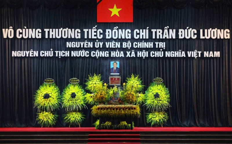 The visitation ceremony for former President Tran Duc Luong will take place from 7:00 a.m. on May 24, 2025 - 7:00 a.m. on May 25, 2025. Photo: To The.